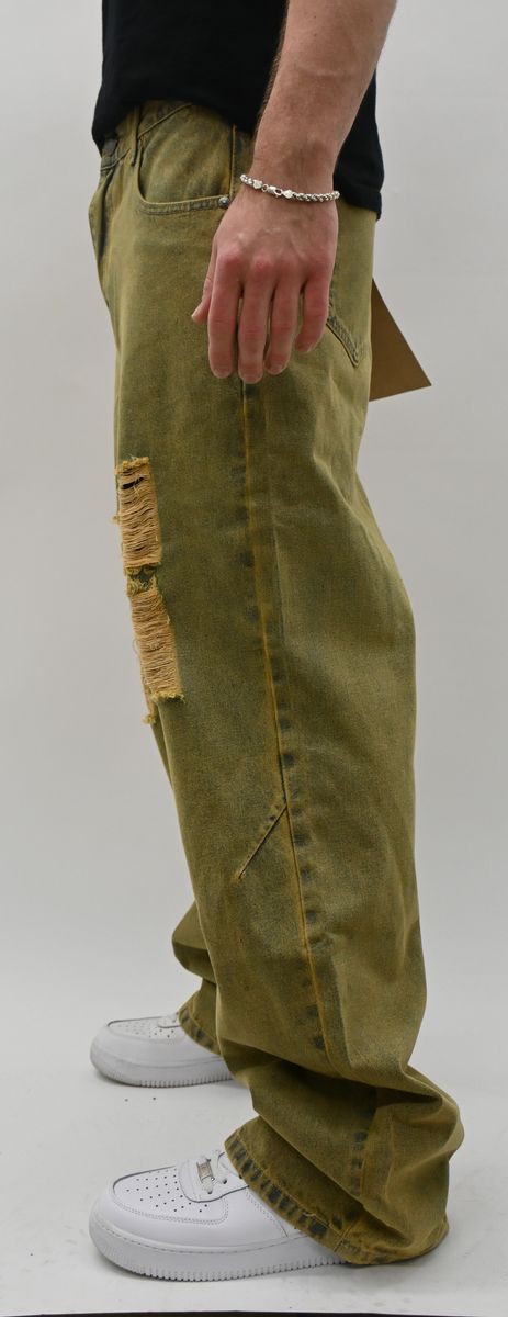 VINTAGE RIPPED BAGGY JEANS