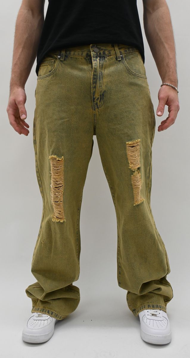 VINTAGE RIPPED BAGGY JEANS